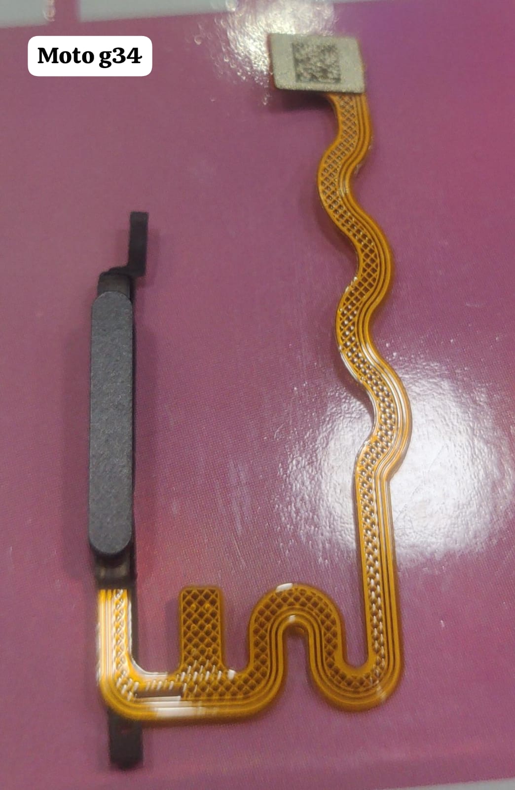 COMPATOIBLE MODEL WITH SUPPORTED MOTOROLA G34 FINGER PRINT SENSOR FLEX CABLE